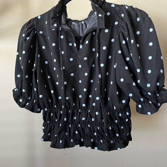 Target brand Who.What.Wear. Polka dot crop top - Picture 3 of 4